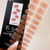 Instant Gel Manicure- Sunset Sky, Semi-Cured Gel Nail Wrap