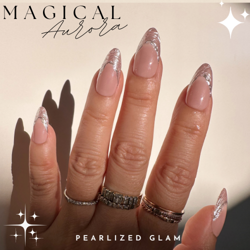 Daily Charme Nail Art  Nail Gems Set AB Pearl Mix