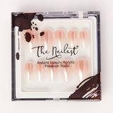 Instant Luxury Acrylic Press-On Nails- Glazed Acrylic Ombre- Short Almond