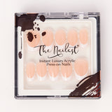 Instant Luxury Acrylic Press-On Nails- Timeless French, Square