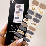 Instant Gel Manicure- Lavender Dream, Semi-Cured Gel Nail Wrap