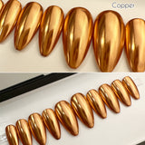 Handmade- Solid Mirror Chrome- Brown, Gold, Sliver, Copper, Champagne - Pick One Color!