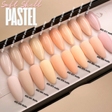 Handmade- Soft Shell Pastel Colors- Matte or Glossy- Pick One Color!