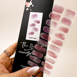 Instant Gel Manicure- Violet Sugar, Semi-Cured Gel Nail Wrap