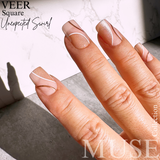 Instant Luxury Acrylic Press-On Nails- Veer, Square