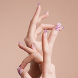 Instant Gel Manicure- Orchid Dream, Semi-Cured Gel Nail Wrap