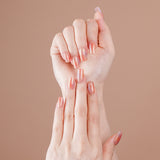 Instant Gel Manicure- Sunset Sky, Semi-Cured Gel Nail Wrap