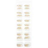 Instant Gel Manicure- Splash Gold, Semi-Cured Gel Nail Wrap