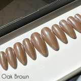 Handmade- Autumn Color Chrome Glazed Press On Nail Set- Pick One Color!