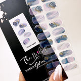 Instant Gel Manicure- Ocean Agate, Semi-Cured Gel Nail Wrap