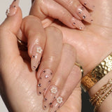 Handmade- Pinkbell Cutie, Soft Glam Romance Press On Nail set