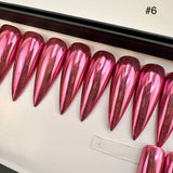 Handmade- Solid Mirror Chrome- Pick One Color!