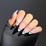 Handmade- Lace & Grace Bubble Detail French Press On Nail Set