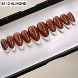 Handmade- Classic Timeless White French Tip- Pick Your Base Color!