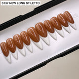 Handmade- Classic Timeless White French Tip- Pick Your Base Color!