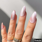 Handmade- Brilliant Jewel Tinted Cat-Eye Press On Nails