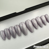 Ready To Ship Now- Icy Shimmery Cat-Eye, Almond, Size M- 6 Different Colors