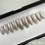 Ready To Ship Now- Icy Shimmery Cat-Eye, Almond, Size M- 6 Different Colors