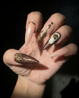 Handmade- Victorian Phantom Press On Nails