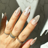Handmade- Magical Aurora Collection- Radiant Spark Press On Nail Set