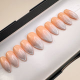 Dazzle- Silk Moon Cateye Pink Ombre Glossy Finish