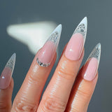 Handmade- Lace & Grace Bubble Detail French Press On Nail Set