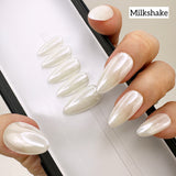 Handmade- Spring Forward Color Chrome Glazed Press On Nail Set- Pick One Color!