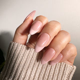 Handmade- French the American Manicure Soft French Press On Nail Set