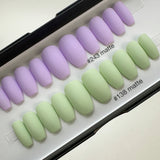 Handmade- Solid Pastel Tone Colors- Matte or Glossy- Pick One Color!