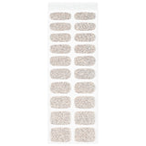 Instant Gel Manicure- Ivory Firework, Semi-Cured Gel Nail Wrap