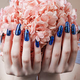 Instant Gel Manicure- Midnight Margarita, Semi-Cured Gel Nail Wrap