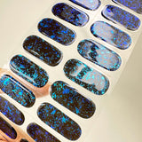 Instant Gel Manicure- Midnight Margarita, Semi-Cured Gel Nail Wrap