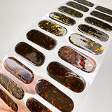 Instant Gel Manicure- Midnight Martini, Semi-Cured Gel Nail Wrap