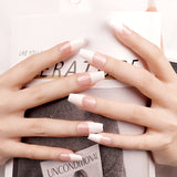 Instant Gel Manicure- It's French, Semi-Cured Gel Nail Wrap