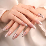 Instant Gel Manicure- Iridescent Peony, Semi-Cured Gel Nail Wrap