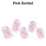 Instant Gel Manicure- Pink Sorbet, Semi-Cured Gel Nail Wrap