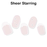 Instant Gel Manicure- Sheer Starring, Semi-Cured Gel Nail Wrap