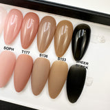 Handmade- Solid Neutral Sheer Smooth Colors- Matte or Glossy- Pick One Color!