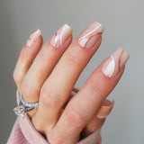 Instant Luxury Acrylic Press-On Nails- Veer, Square