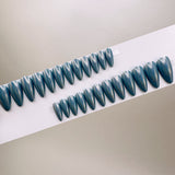 Instant Glam- Holo Mellow, Pink Fizz, Blue Lagoon, Almond Iridescent Holo Press On Nail Set