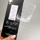 Instant Gel Manicure- Clear Strength, Semi-Cured Gel Nail Wrap