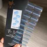 Instant Gel Manicure- Skyline Cateye, Semi-Cured Gel Nail Wrap