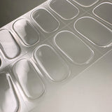 Instant Gel Manicure- Clear Strength, Semi-Cured Gel Nail Wrap