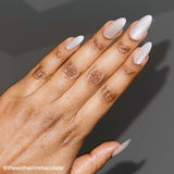 Instant Luxury Acrylic Press-On Nails- Luminous Chrome, Almond