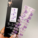 Instant Gel Manicure- Orchid Dream, Semi-Cured Gel Nail Wrap
