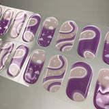 Instant Gel Manicure- Orchid Dream, Semi-Cured Gel Nail Wrap