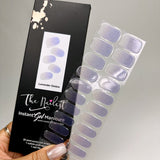 Instant Gel Manicure- Lavender Ombre, Semi-Cured Gel Nail Wrap