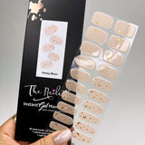 Instant Gel Manicure- Honey Moon, Semi-Cured Gel Nail Wrap