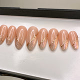 Handmade- Magical Aurora Collection- Opulent Glory Press On Nails