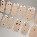 Instant Gel Manicure- Honey Moon, Semi-Cured Gel Nail Wrap